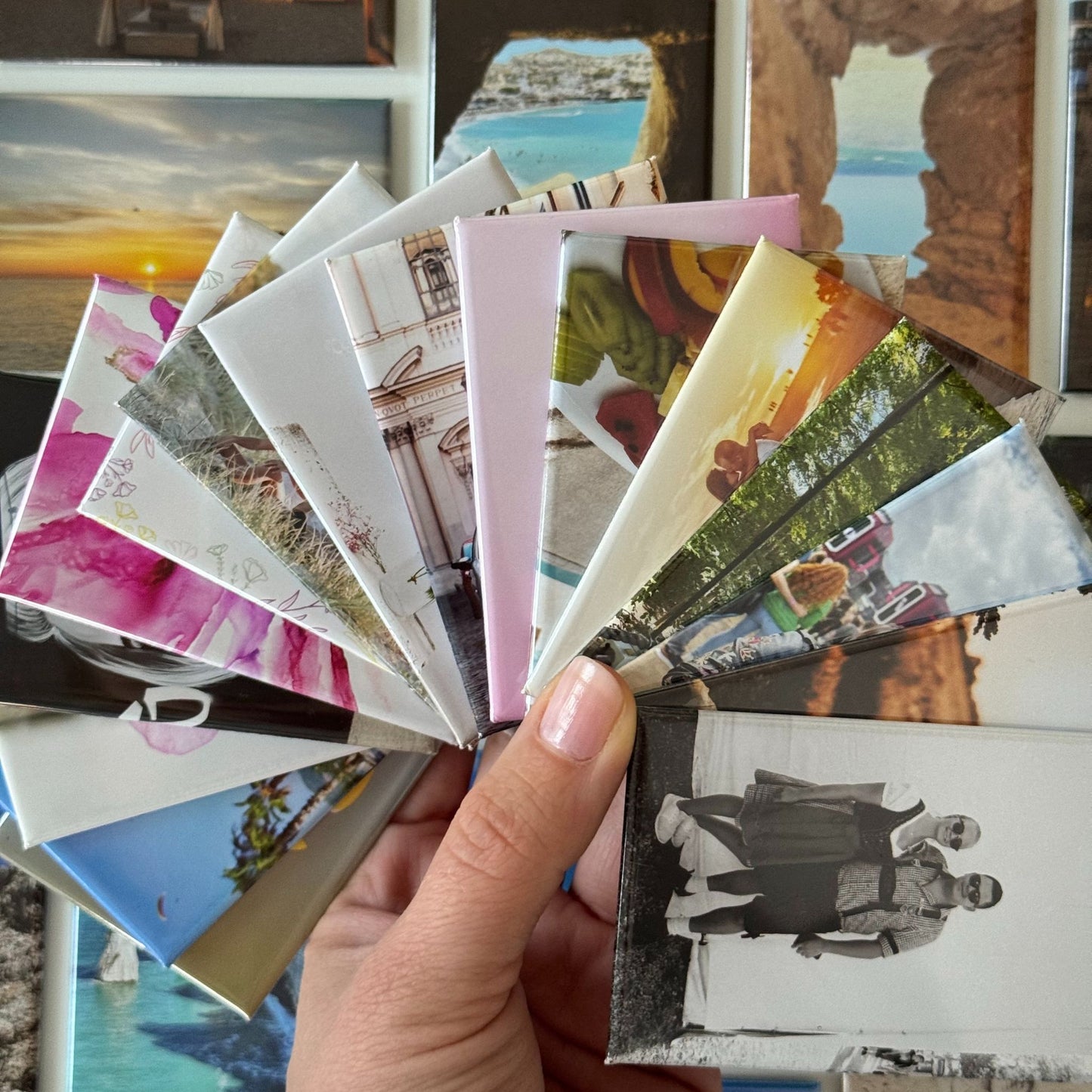 16er-Set Fotomagnete